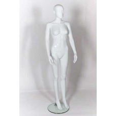 Gloss White Female Plastic Mannequin Abstract 311