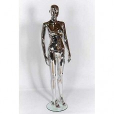 Female Abstract Mannequin Chrome Plastic 315