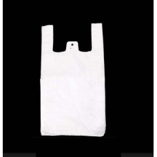 Recycled White Budget Carrier Bags