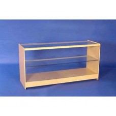 Glass Fronted Showcase 1800mm Maple 