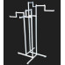 4-Way Stepped Arm Adjustable Rail White