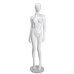 Female Mannequin Upright Pose White Gloss