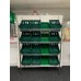 Chrome Wire Sloping Shelving Unit With 4 Small, 12 Deep Trays