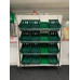 Chrome Wire Sloping Shelving Unit With 4 Small, 12 Deep Trays