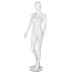 Female Gloss White Abstract Egg-Head Mannequin 313