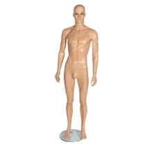 Male Fleshtone Plastic Mannequin with Make-Up 320