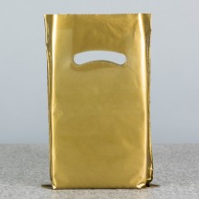 Gold Fashion Carrier Bags Patch Handle 8" x 12"