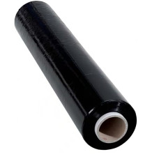 Black Pallet Wrap 500mm x 250m 23mu