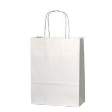 Twisted Handle White Paper Bags