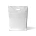 White Fashion Carrier Bags Patch Handle 15" x 18"