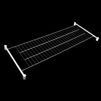 Bottom Shelf For 4FT Rail White