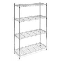 Chrome Wire Shelving Unit 1800mm H x 450mm D