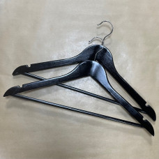 Black A-Grade Adult Wooden Hanger 44cm