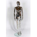 Female Egg-Head Mannequin Chrome Plastic 309