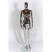 Female Egg-Head Mannequin Chrome Plastic 309