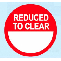Reduced To Clear Stickers 1000