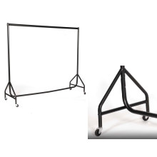 Reinforced Garment Rails Black