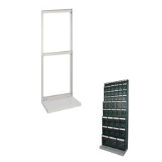 Single Sided Tilt Bin Stand