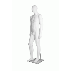 Male Egg-Head Right Leg Forward Mannequin