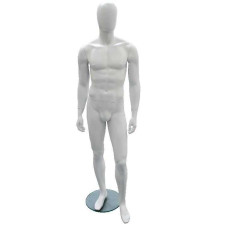 Male Egg-Head Left Leg Forward Mannequin