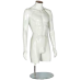 Male Plastic Torso With Arms Gloss White 376