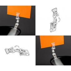 Clip On Sign Clip - Double x 10