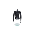 Black Female 3/4 Display Torso Mannequin 