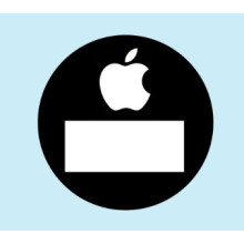 2000 Apple Stickers 25mm 