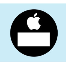 2000 Apple Stickers 25mm 