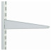 Twin Slot White Shelf Brackets x 10