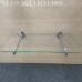 Pair Of Wall Mount Glass Shelf Brackets