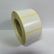 Roll of 1000 40 x 30mm WHITE Removable Labels