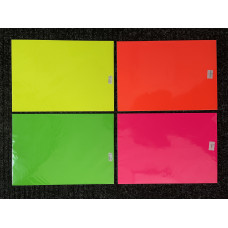 A4 Dayglo Florescent Card. 4 Colours