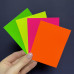 Dayglo Florescent Card