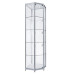 Corner Tower Showcase 650mm x 650mm x 1980mm H