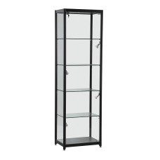 Tower Showcase 600mm x 400mm x 1980mm H Black