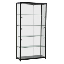 Tower Showcase 1000mm x 500mm x 1980mm Black