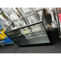 Black Glass Display Counter 1200mm 