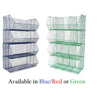 C4 Wire Storage Stacking Basket (SINGLE)