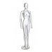 Female Painted Gloss Silver Abstract Egg-Head