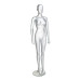 Female Painted Gloss Silver Abstract Egg-Head