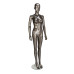 Female Painted Gloss Pewter Abstract Egg-Head