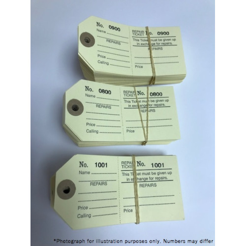 Yorkshire Displays Ltd | Repair Tickets Labels Laundry Watch Jewellery Tag