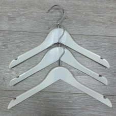 Childrens Wooden Hanger White 30cm