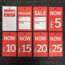 500 Tag Gun Sale Card Tickets  