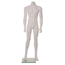 Headless Male Mannequin White Matt Dan 