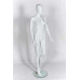 Gloss White Egg-Head Female Plastic Mannequin 307