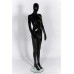 Gloss Black Egg-Head Female Plastic Mannequin 308
