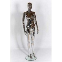 Female Abstract Mannequin Chrome Plastic 315