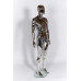 Male Egg-Head Plastic Mannequin Chrome 327